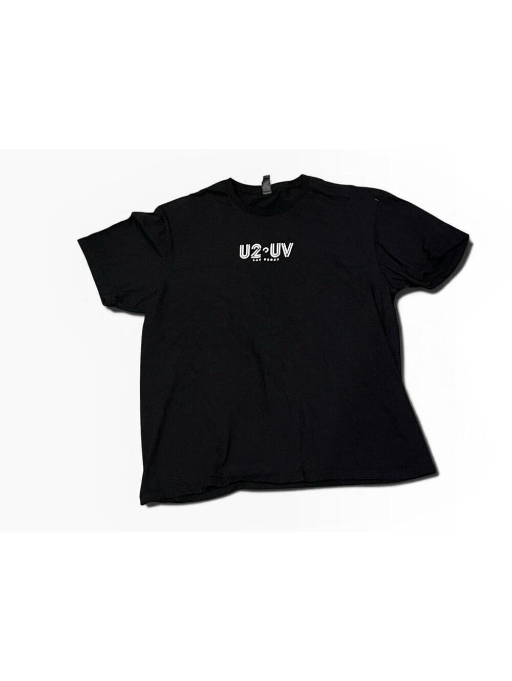 U2 UV Achtung Baby Sphere Las Vegas T Shirt Black Size L Tour Tee